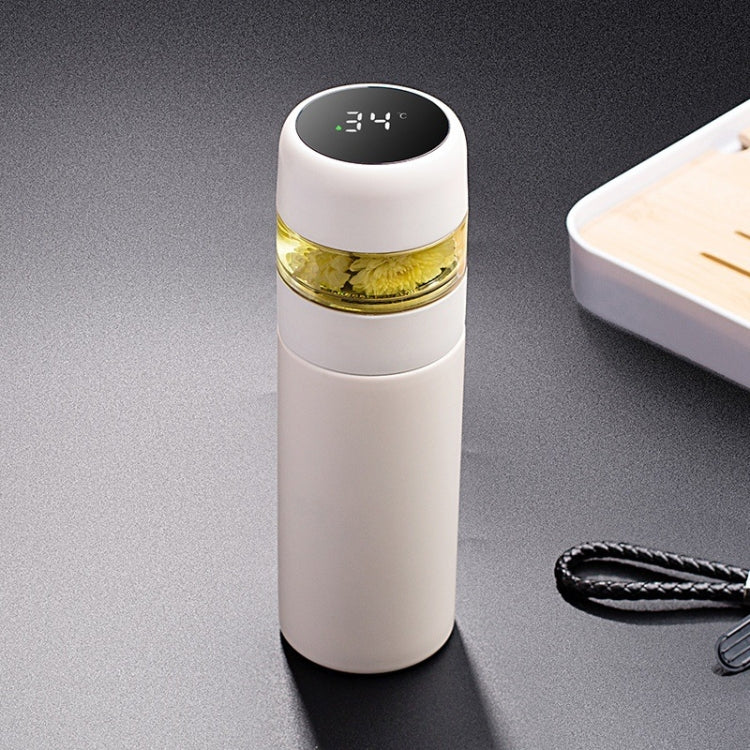 706 304 Stainless Steel Smart Insulation Water Cup(White) - Vacuum Thermoses & Cups by buy2fix | Online Shopping UK | buy2fix
