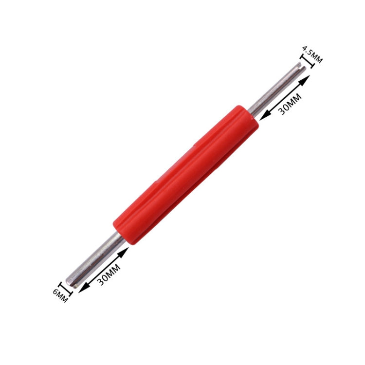 20 PCS Valve Core Wrench Key Car Air Conditioning Wheel Tire Air Mouth Dual-Use Switch Tool(Double Head) - Hand Tool Sets by buy2fix | Online Shopping UK | buy2fix