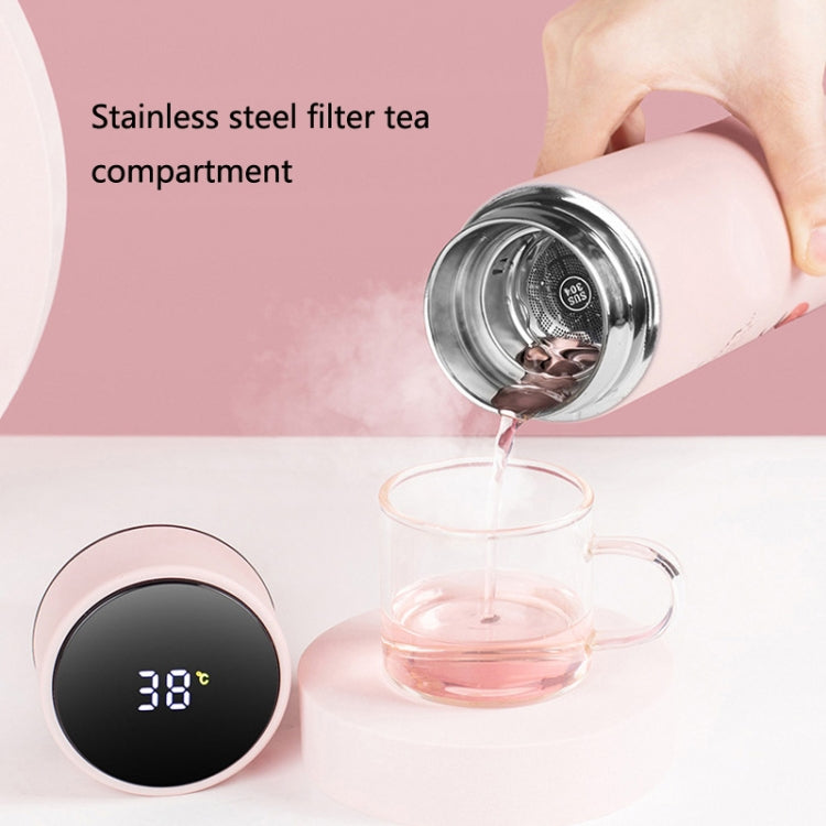 393 Mini Portable Smart Thermos Cup(Blue Lemon) - Vacuum Thermoses & Cups by buy2fix | Online Shopping UK | buy2fix