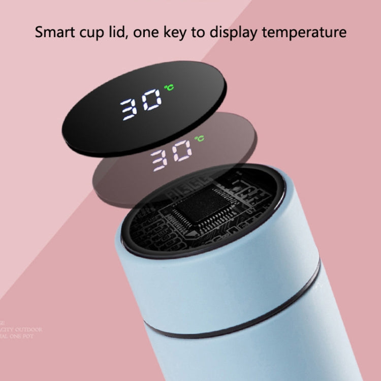 393 Mini Portable Smart Thermos Cup(Blue Lemon) - Vacuum Thermoses & Cups by buy2fix | Online Shopping UK | buy2fix