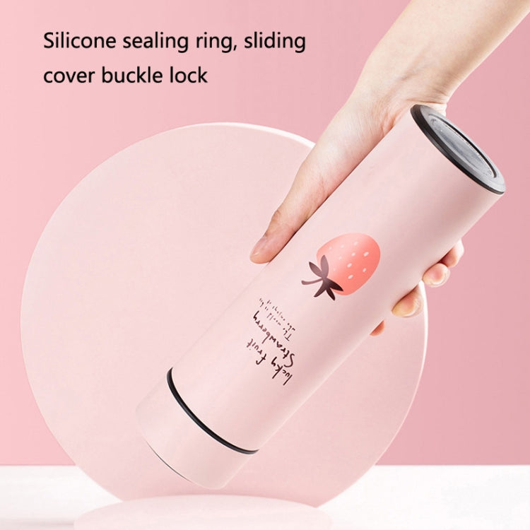 393 Mini Portable Smart Thermos Cup(Pink Strawberry) - Vacuum Thermoses & Cups by buy2fix | Online Shopping UK | buy2fix