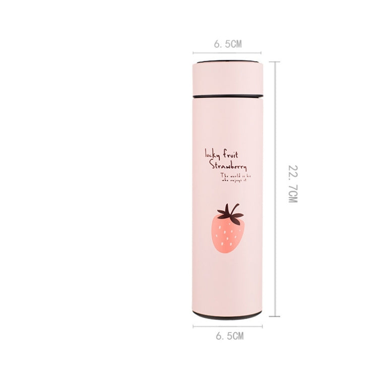 393 Mini Portable Smart Thermos Cup(Pink Strawberry) - Vacuum Thermoses & Cups by buy2fix | Online Shopping UK | buy2fix
