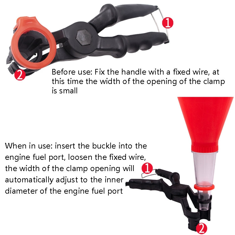 Car Plus Oil Funnel Tool Oil Filling Machine, Specification: A Version - Engine Repair Tools by buy2fix | Online Shopping UK | buy2fix