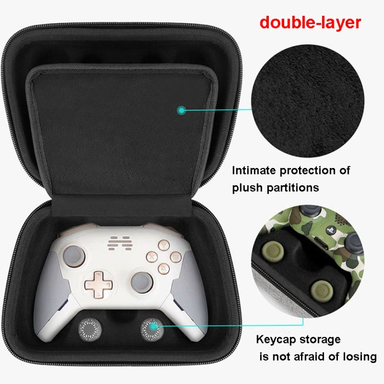 Baona EVA Hard Shell Gamepad Storage Bag For PS5 / PS4 / Xbox / Switch Pro, Style: Double-layer Black - Bags by Baona | Online Shopping UK | buy2fix