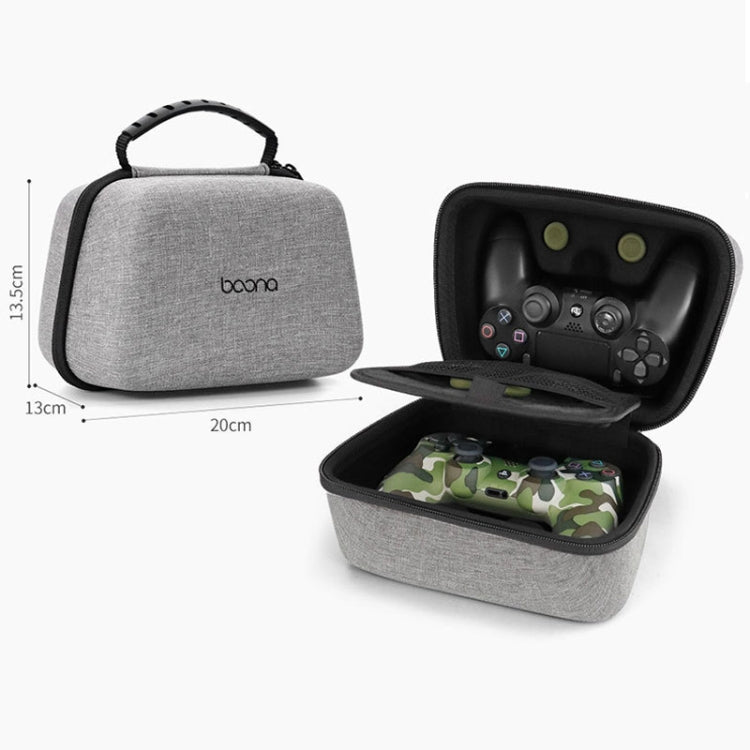 Baona EVA Hard Shell Gamepad Storage Bag For PS5 / PS4 / Xbox / Switch Pro, Style: Double-layer Black - Bags by Baona | Online Shopping UK | buy2fix