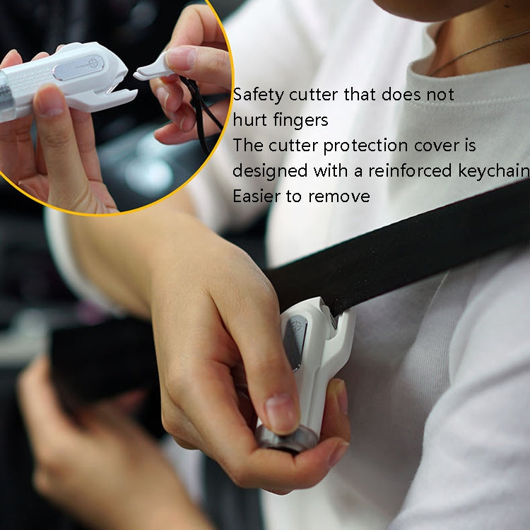CS-B09 Safety Hammer Tungsten Steel Striker Windows Breaker With Seat Belt Cutter(Pink) - Emergency Hammer by buy2fix | Online Shopping UK | buy2fix