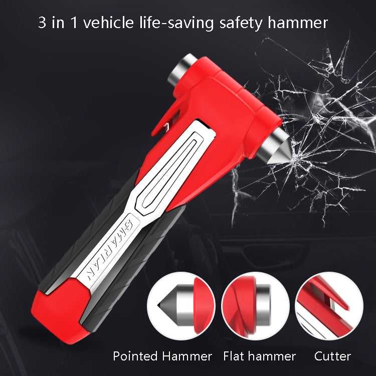 CS-B07 Car Multi-Function Emergency Hammer Fire Escape Hammer(Red) by buy2fix
