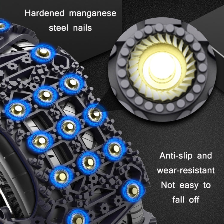For 175~265cm Snow Emergency Snow Chains For Car SUV General Tires(Yellow 8764A) - Car Road Trouble Clearer by buy2fix | Online Shopping UK | buy2fix