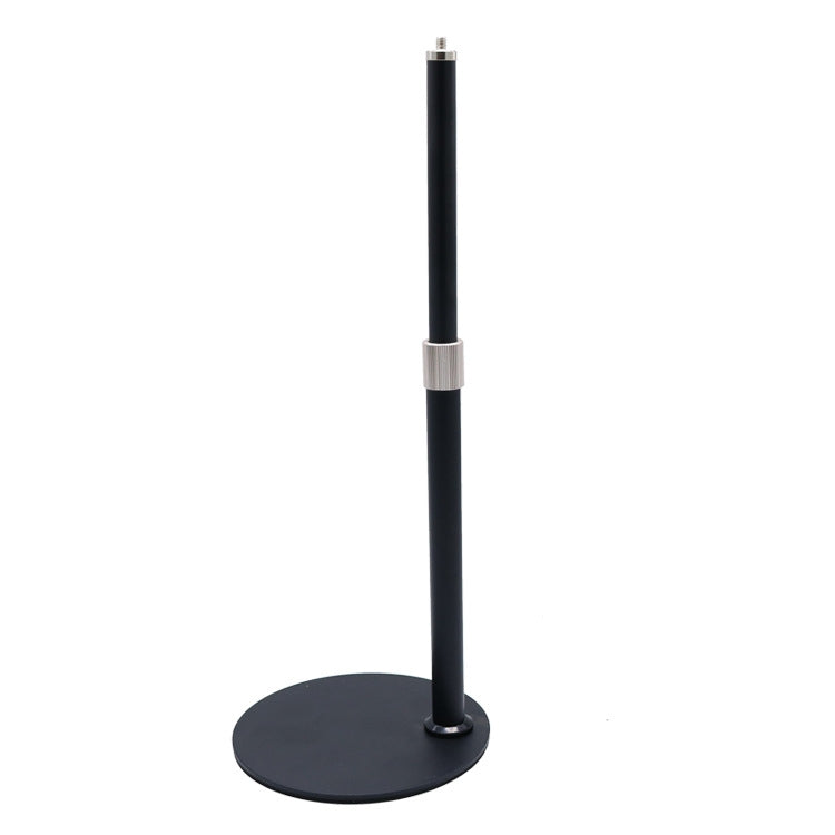 Desktop Disc Telescopic Rod Ring Light Support Frame(Black) - Stand by buy2fix | Online Shopping UK | buy2fix