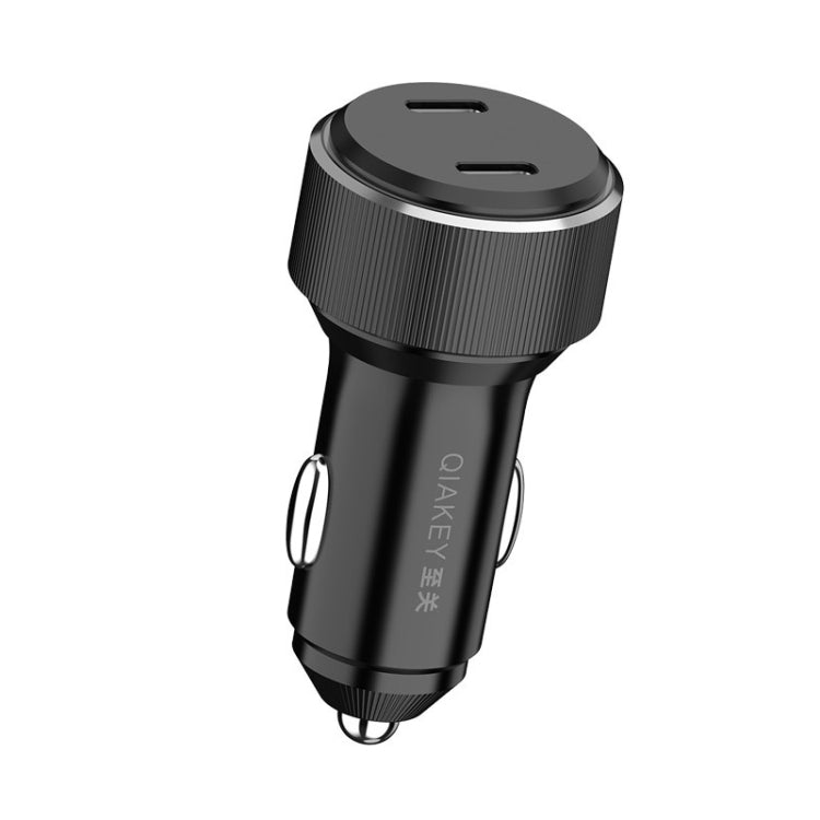 QIAKEY TM330 Dual Port Fast Charge Car Charger - Car Charger by QIAKEY | Online Shopping UK | buy2fix