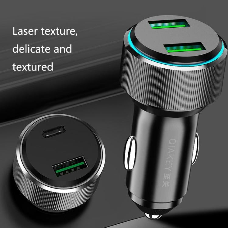 QIAKEY TM330 Dual Port Fast Charge Car Charger by QIAKEY