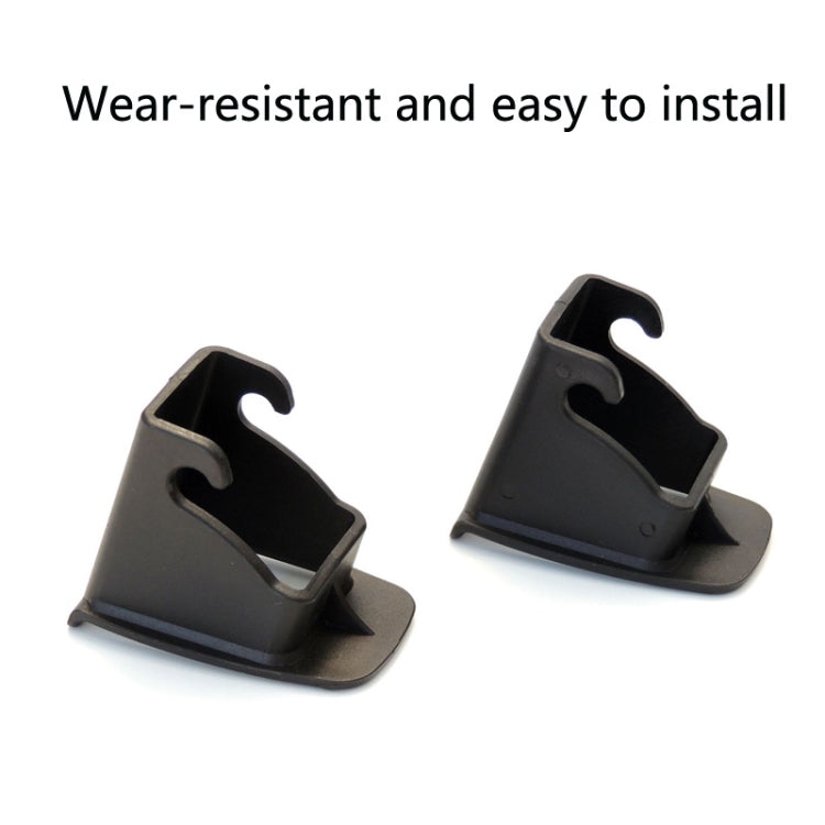 10 Pairs CSJY-4001 Car Child Safety Seat Interface Guide Slot(Black) - Seat Accessories by buy2fix | Online Shopping UK | buy2fix