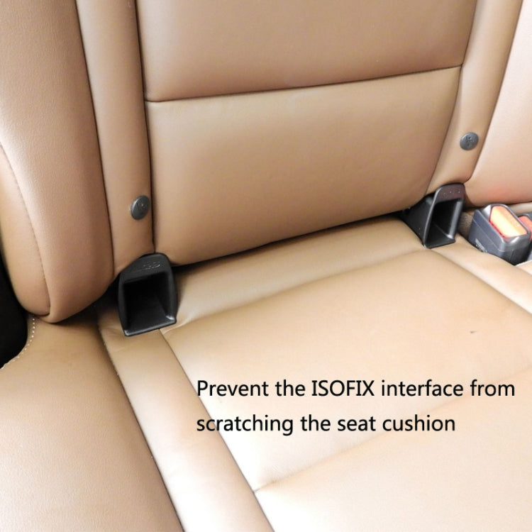 10 Pairs CSJY-4001 Car Child Safety Seat Interface Guide Slot(Black) - Seat Accessories by buy2fix | Online Shopping UK | buy2fix