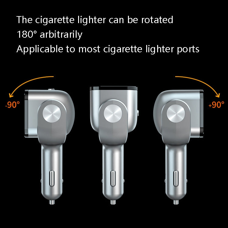 Ozio Car Charger Cigarette Lighter With USB Plug Car Charger, Model: Y34Q 5.3A Black - Cigar Socket by buy2fix | Online Shopping UK | buy2fix