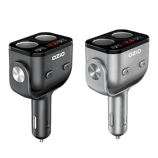 Ozio Car Charger Cigarette Lighter With USB Plug Car Charger, Model: Y48Q 6.5A Black - Cigar Socket by buy2fix | Online Shopping UK | buy2fix