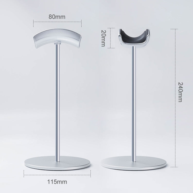 Metal Display Desktop Stand for Headset(Silver) - Apple Accessories by buy2fix | Online Shopping UK | buy2fix
