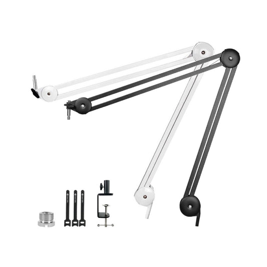 Microphone Desktop Cantilever Stent 360 Degree Rotating Bracket(GAZ-40P W) by buy2fix
