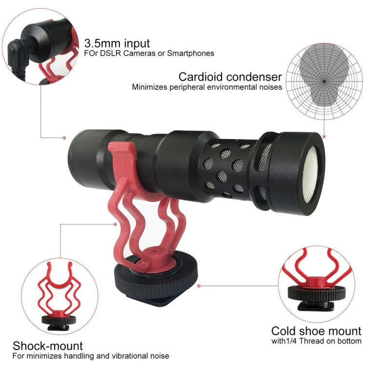 GAM-MG1 Mobile Phone Interview Recording Microphone, Style: GAM-MG1 A - Microphone by buy2fix | Online Shopping UK | buy2fix