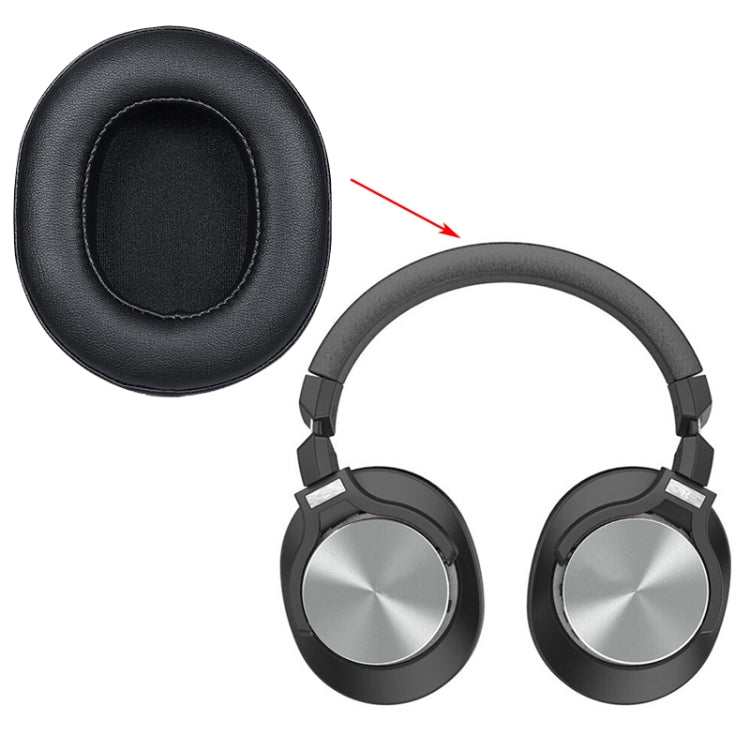 2 PCS Headset Sponge Earmuffs for iGene K5(Red) - Earmuff & Pad by buy2fix | Online Shopping UK | buy2fix