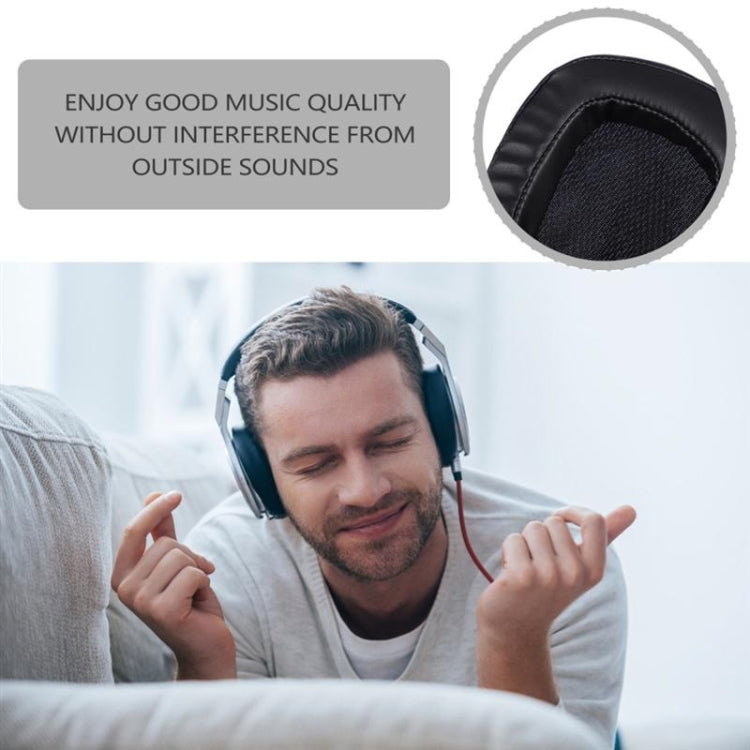 2 PCS Headset Sponge Earpads For Logitech G633 / G933, Colour: Black Gel - Earmuff & Pad by buy2fix | Online Shopping UK | buy2fix