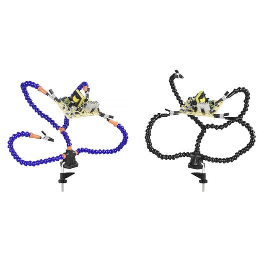 Y4BK-XS Universal Arm Clip-On Base Four-Claw Soldering Station(Black) by buy2fix