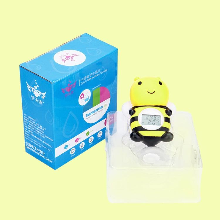 MTY-813 Cartoon Little Bee Children Electronic Water Thermometer(Yellow) by buy2fix