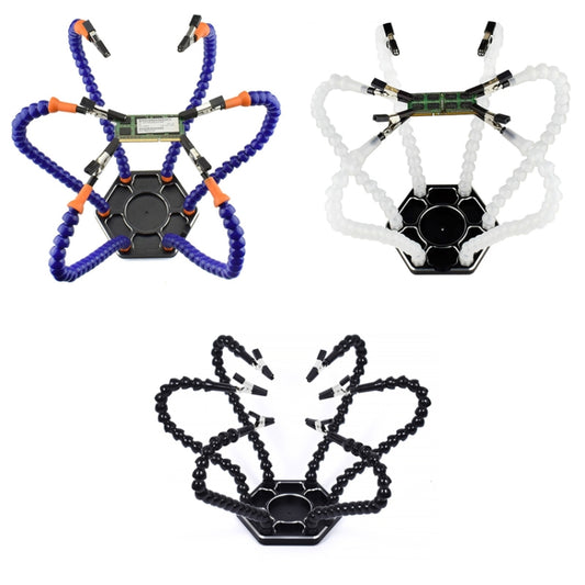 Six-Claw Alligator Clip Fixing Welding Station(N-SS6-BK9 Black) by buy2fix