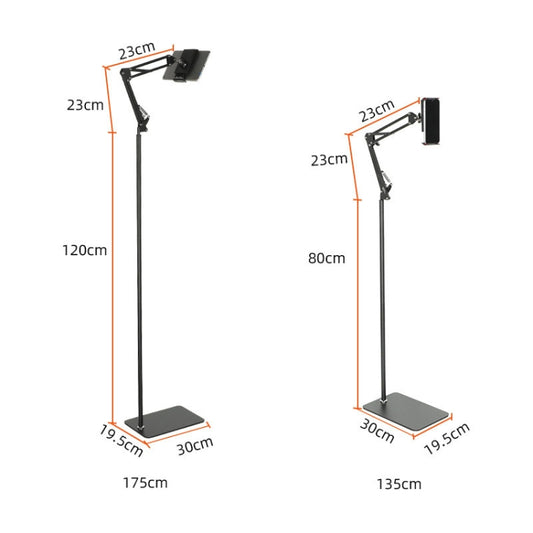 Bedside Sofa Lazy Bracket Mobile Tablet Live Stand, Size: 135cm by buy2fix