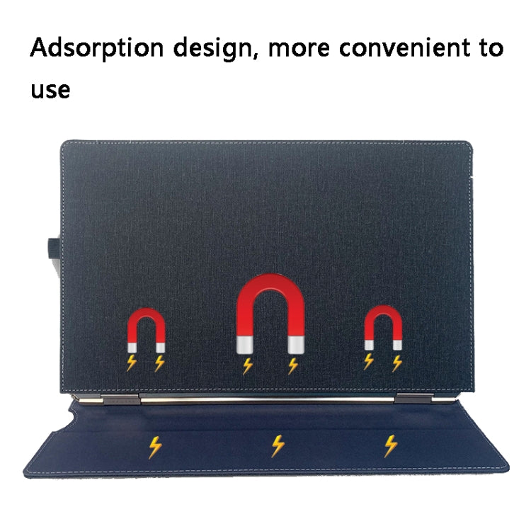 PU Leather Laptop Protection Sleeve For HP Spectre X360 15-EB(Black) by buy2fix