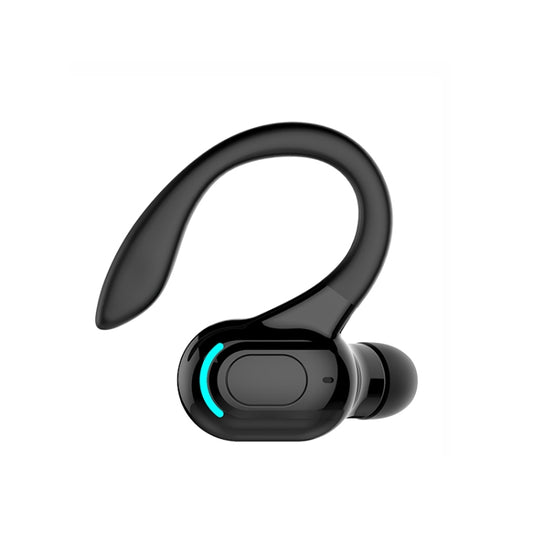 F8 Bluetooth 5.1 Ear-Mounted Stereo Wireless Sports Earphone(Black) by buy2fix