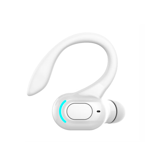 F8 Bluetooth 5.1 Ear-Mounted Stereo Wireless Sports Earphone(White) by buy2fix