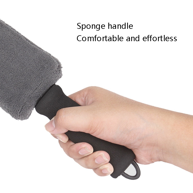 Car Air Outlet Cleaning Brush Interior Cleaning Tool, Style: Ruler Brush+Gray Red Brush - Car washing supplies by buy2fix | Online Shopping UK | buy2fix