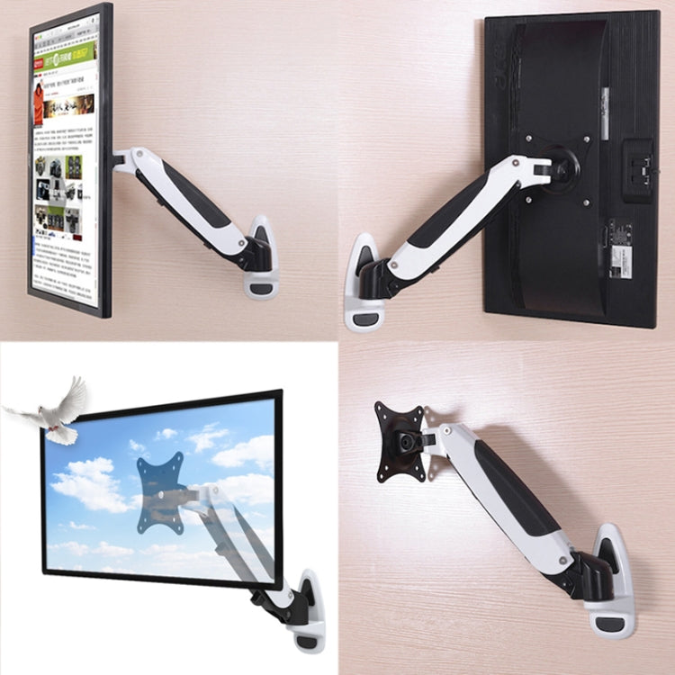 Gibbon Mounts GM111W Wall-Mounted Telescopic Computer Monitor Stand(Factory Color) - Laptop Stand by Gibbon Mounts | Online Shopping UK | buy2fix