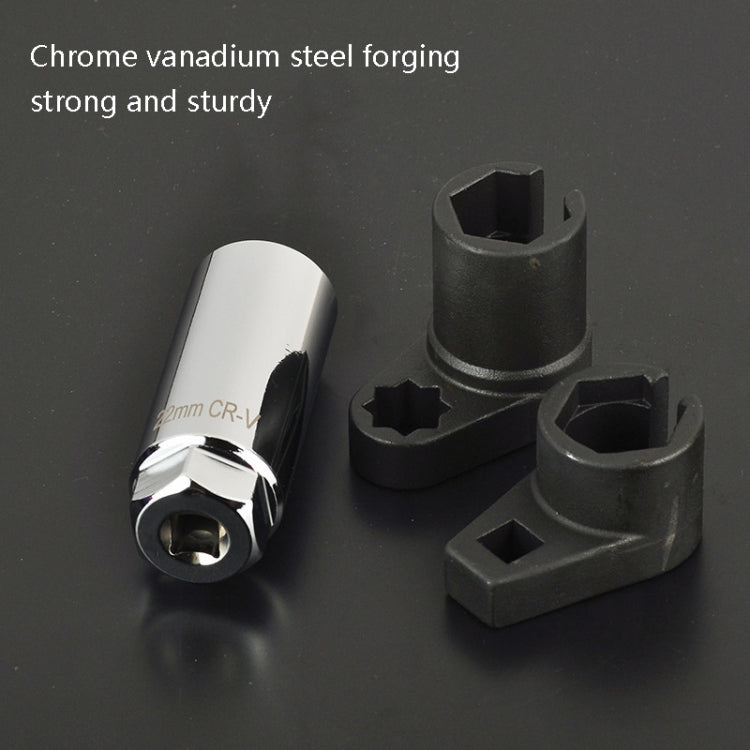 3 In 1 Manganese Steel Chrome-Plated Small Mouth Oxygen-Containing Sensor Disassemble Sleeve - Hand Tool Sets by buy2fix | Online Shopping UK | buy2fix