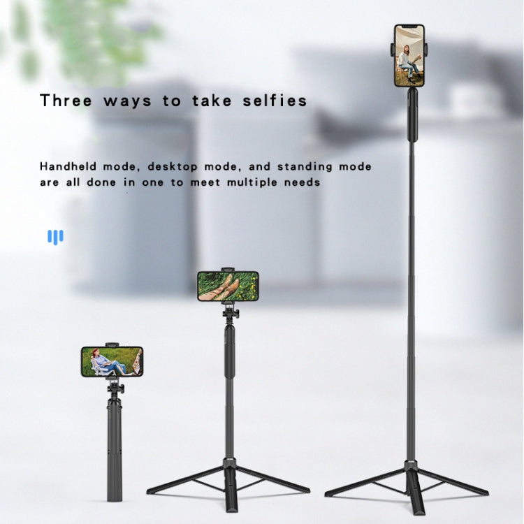 CYKE Folding Telescopic Mobile Phone Broadcast Stand Tripod, Specification: A61-1.6m (Cloud Station) by CYKE