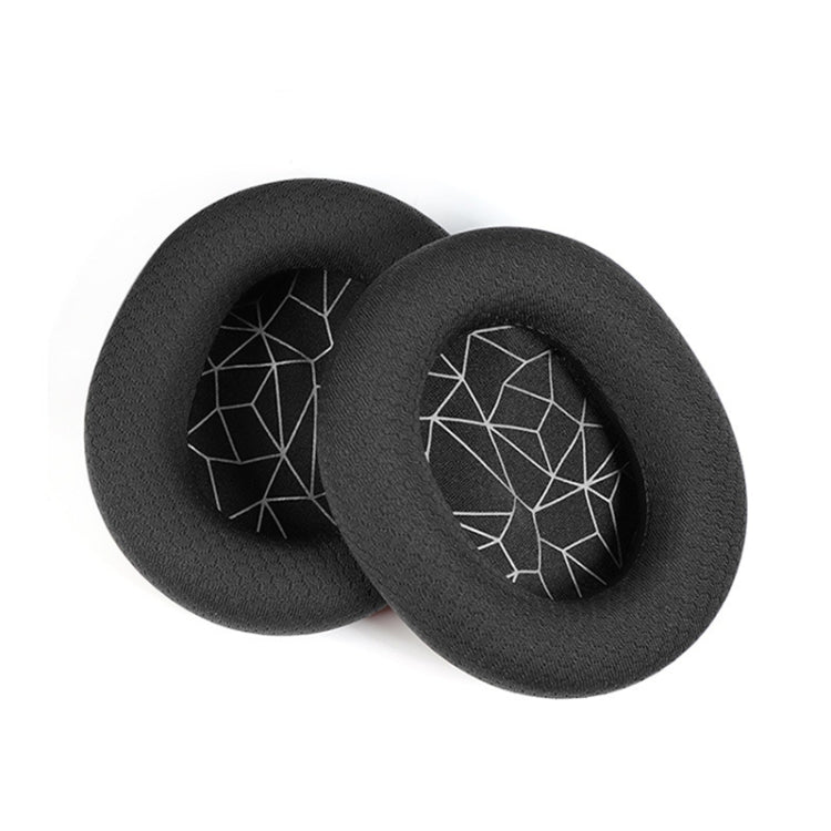 2pcs Sponge Headset Pad for Steelseries Arctis Pro / Arctis 3 / 5 / 7(White Print Mesh) - Earmuff & Pad by buy2fix | Online Shopping UK | buy2fix