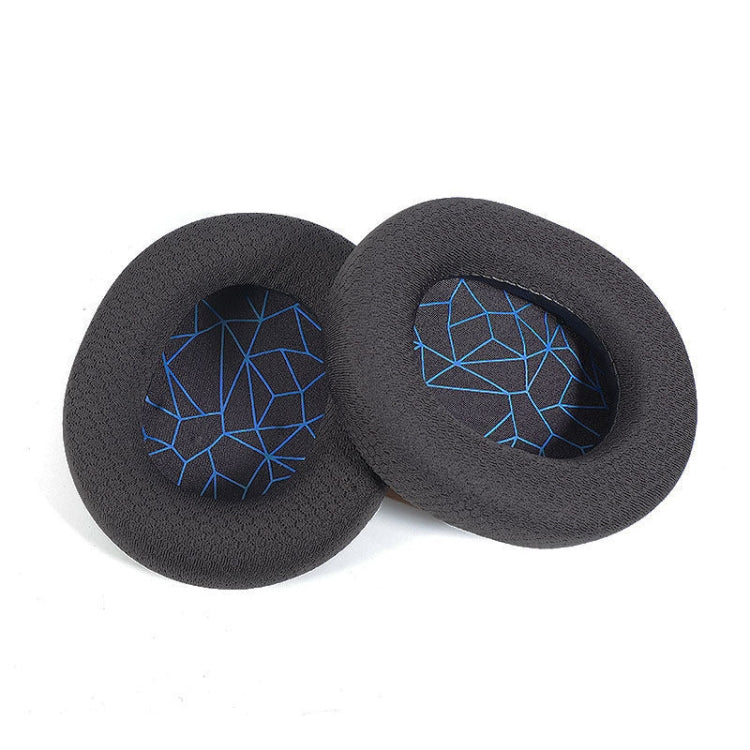 2pcs Sponge Headset Pad for Steelseries Arctis Pro / Arctis 3 / 5 / 7(Blue Print Mesh) - Earmuff & Pad by buy2fix | Online Shopping UK | buy2fix