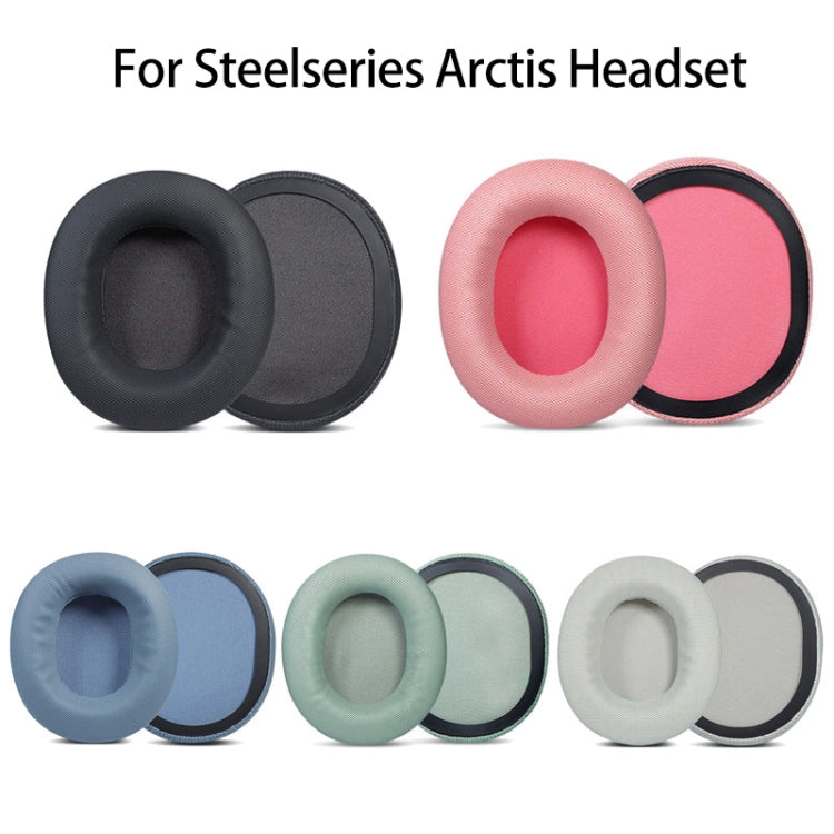 2pcs Sponge Headset Pad for Steelseries Arctis Pro / Arctis 3 / 5 / 7(Pink Leather) - Earmuff & Pad by buy2fix | Online Shopping UK | buy2fix