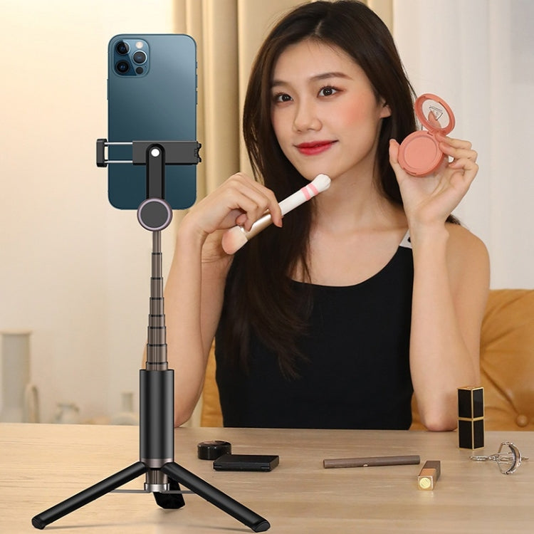 CYKE N-MY Integrated Tripod Bluetooth Live Selfie Stick(Black) by CYKE