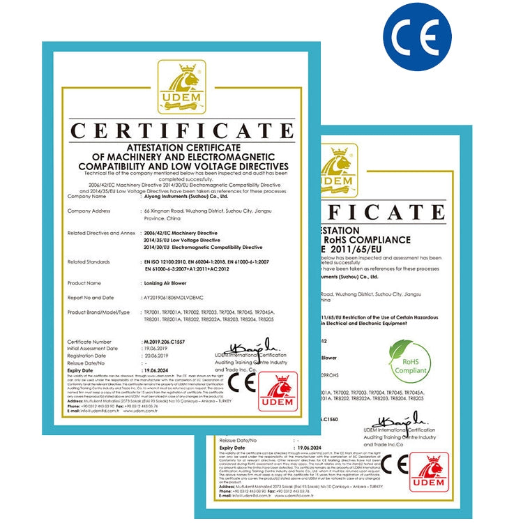 TRONOVO TR7001 Desktop Anti-Static Eliminator Anti-Static Small Ion Fan, EU Plug by buy2fix