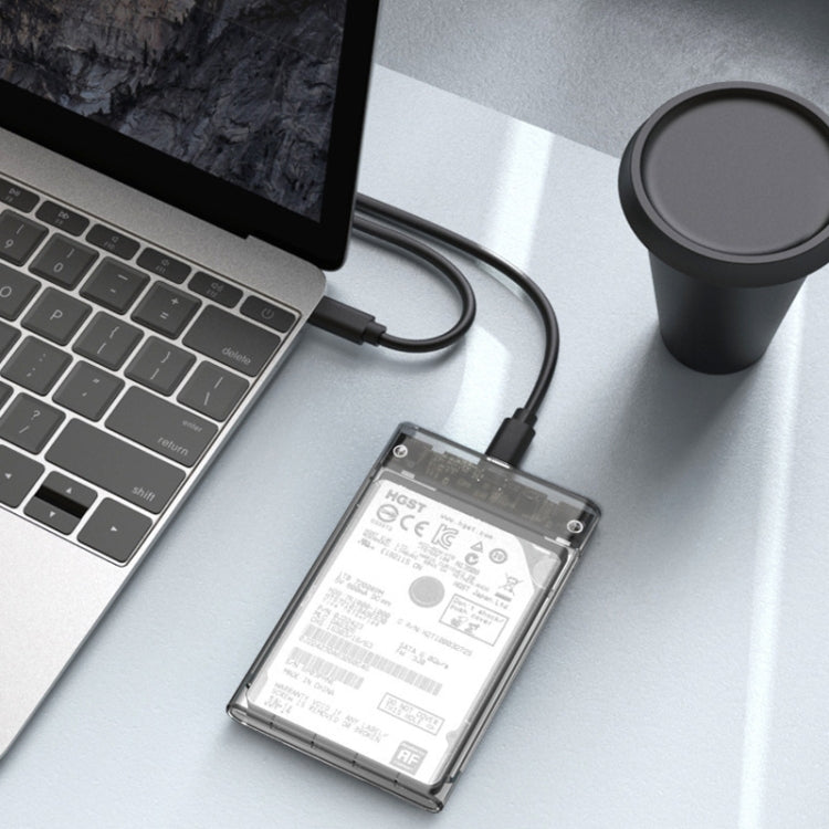 TU31 2.5 Inch USB3.1 TYPE-C Interface Hard Disk Transparent Protective Shell by buy2fix