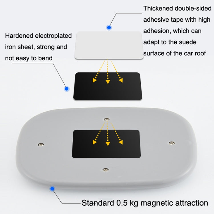 Y-975 Car Reading LED Trunk Light(Beige Shell - White Light) - Dome Lights by buy2fix | Online Shopping UK | buy2fix