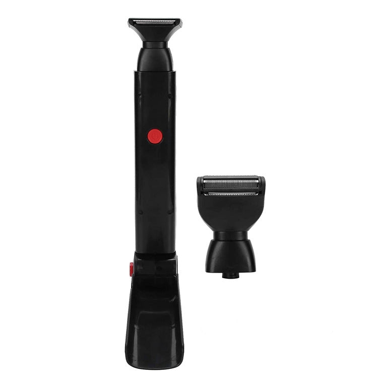 B7 2-in-1 USB Rechargeable Electric Shaver Back Shaver(Black) - Hair Removal by buy2fix | Online Shopping UK | buy2fix