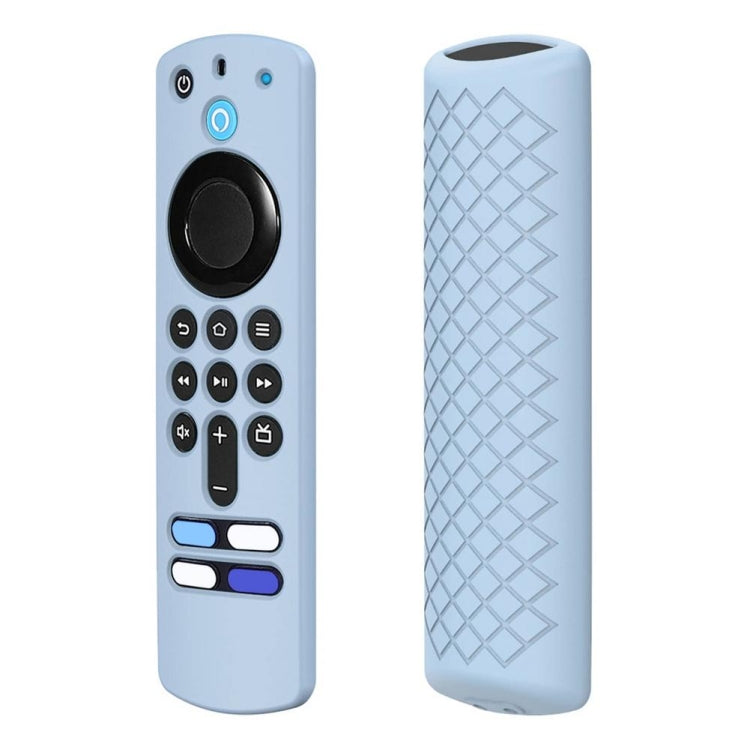 2 PCS Silicone Shell For Alexa Voice Remote 3rd Gen&TV Stick 3rd Gen(Blue) - Remote Control Covers by buy2fix | Online Shopping UK | buy2fix