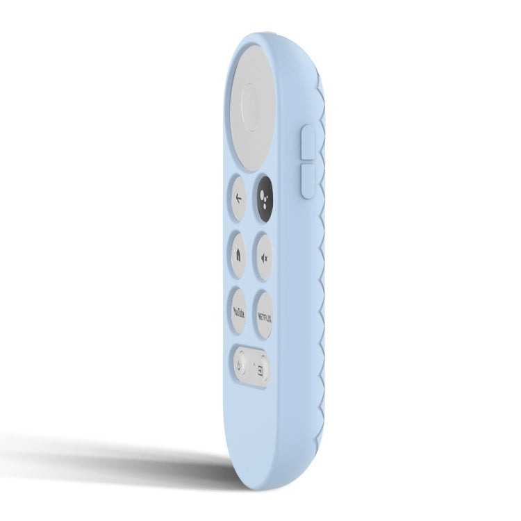 2 PCS Silicone Protective Shell for Google Chromecast 2020 Remote Control(Sky Blue) - Remote Control Covers by buy2fix | Online Shopping UK | buy2fix