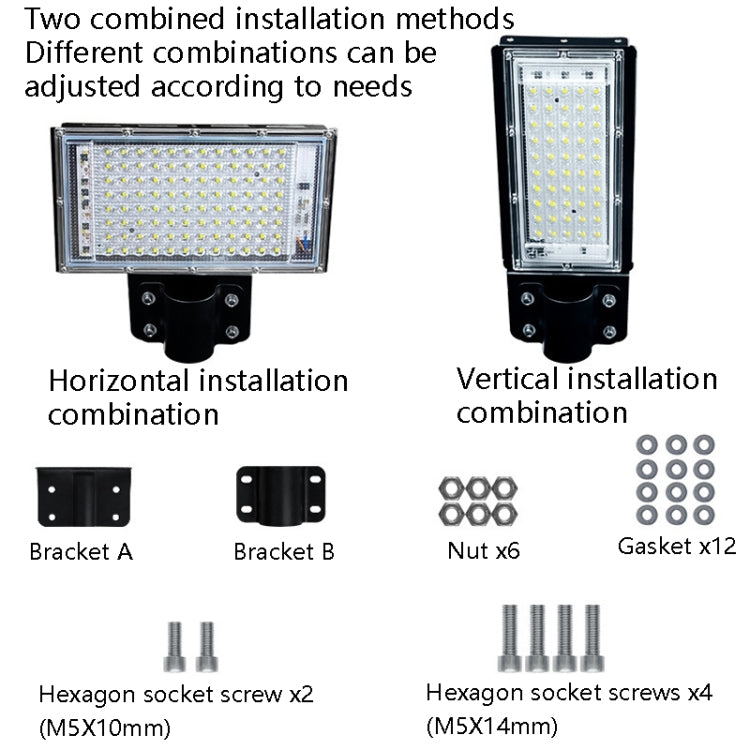 200W LED Waterproof Road Lighting Courtyard Floodlight(White Light) - Street Lights by buy2fix | Online Shopping UK | buy2fix