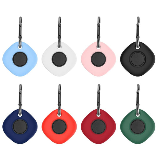 2 PCS Tracker Silicone Protective Case For Samsung Galaxy SmartTag(Sky-blue) by buy2fix