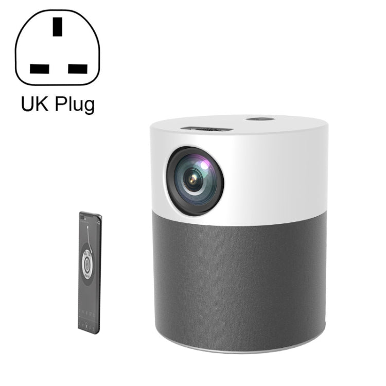 M1 Home Commercial LED Smart HD Projector, Specification: UK Plug(Phone with Screen Version) - LED Projector by buy2fix | Online Shopping UK | buy2fix