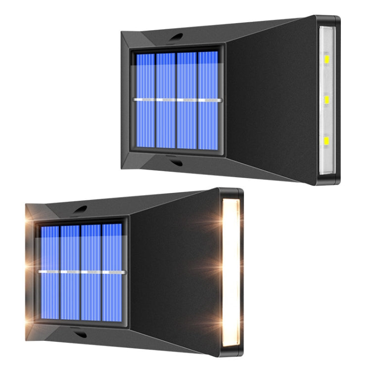 Outdoor Decorative Waterproof Solar Wall Light, Spec: 6 LEDs Warm Light - Solar Lights by buy2fix | Online Shopping UK | buy2fix