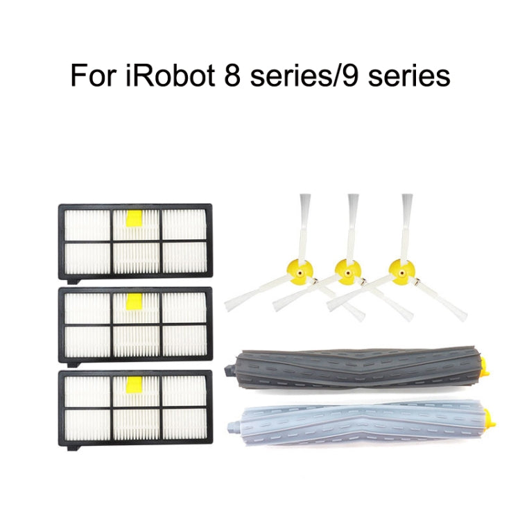1 Pair Main Brush XR319 Sweeping Robot Accessories For iRobot 8 Series / 9 Series by buy2fix
